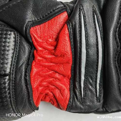 全真皮摩托车专用手套