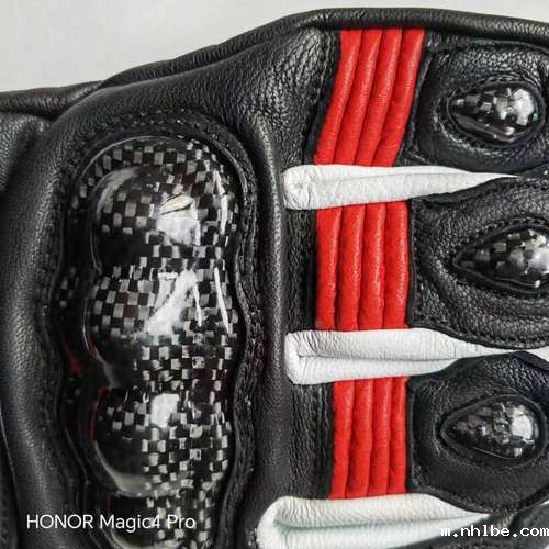 全真皮摩托车专用手套